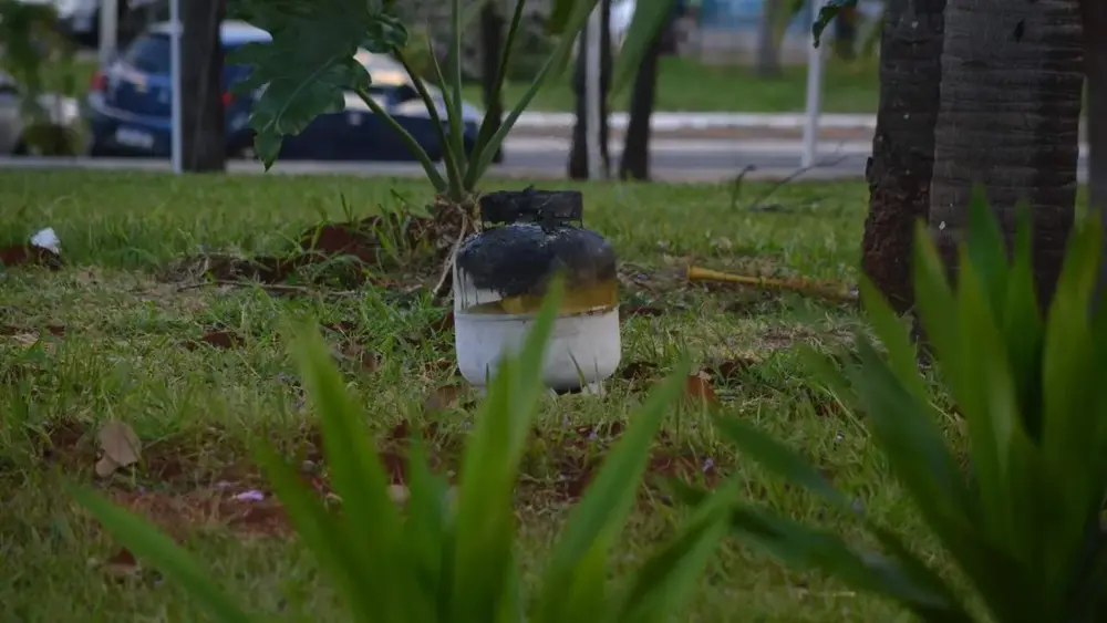 Botijão pega fogo em barraca e assusta antes do Arraial